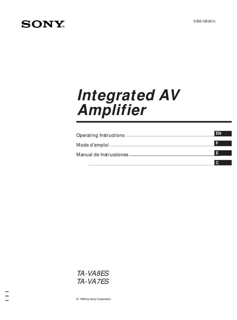 Sony TA-VA7ES User manual