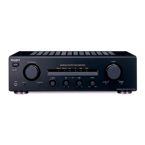 Sony TA-FE370 User manual