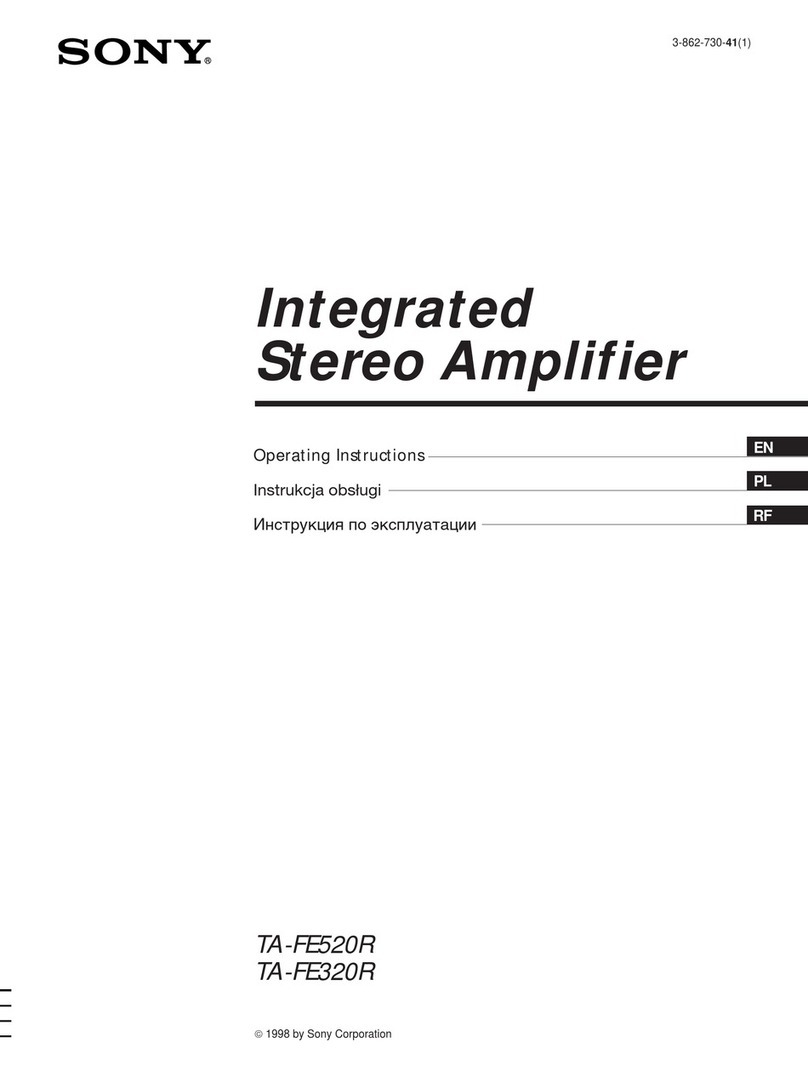 Sony TA-FE320R User manual