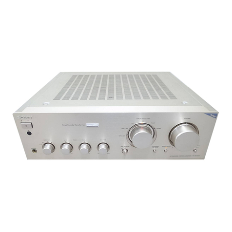 Sony TA-FB720R operating instructions