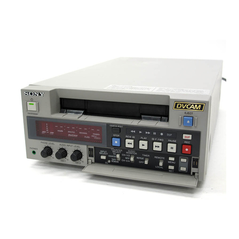 Sony DSR-40/40P operating instructions