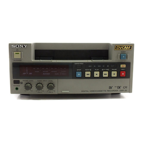 Sony DSR-20/20P User manual