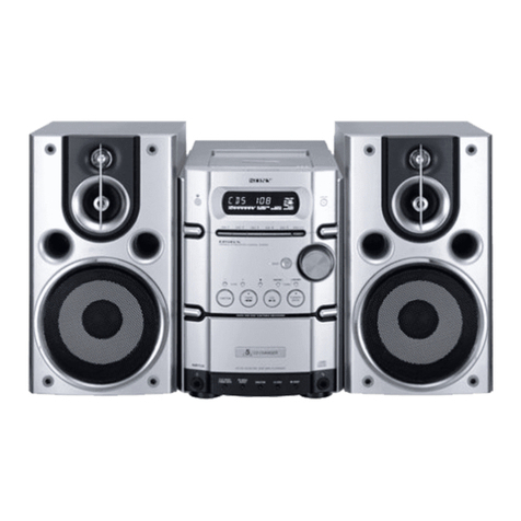 Sony CMT-HPX10W - Micro Hi Fi Component System operating instructions