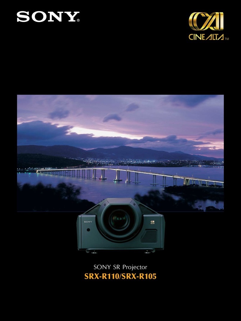 Sony SXRD SRX-R110 Brochure & specs