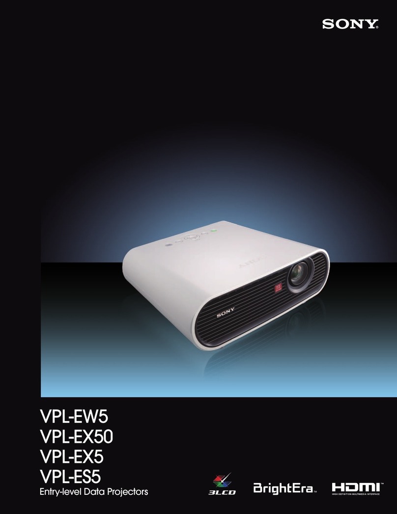 Sony VPL-ES5 User manual