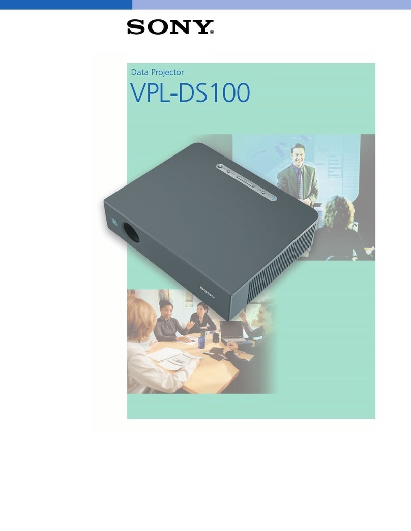 Sony Superlite VPL-DS100 User manual