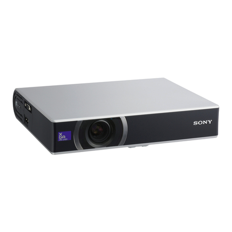 Sony VPL-CX21 User manual