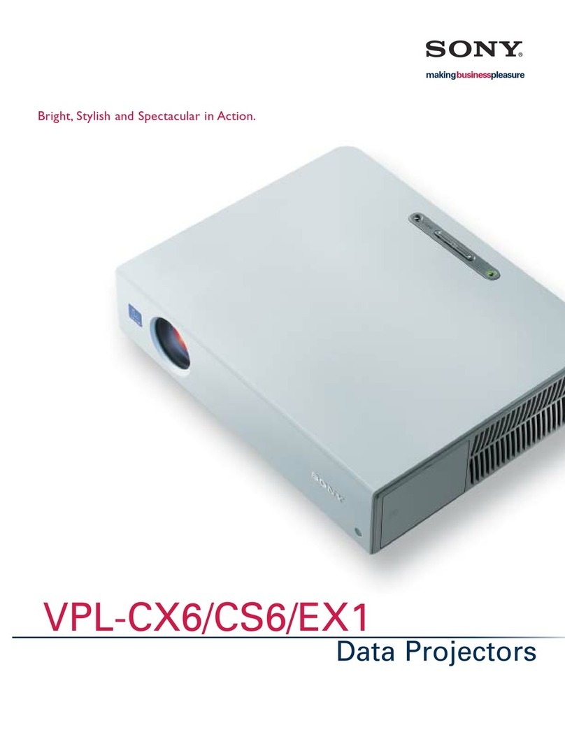 Sony Superlite VPL-CX6 Brochure & specs