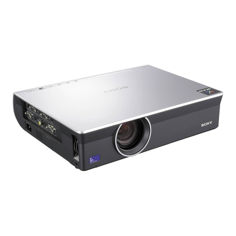 Sony VPL-CX100 User manual