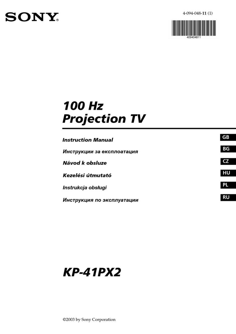 Sony KP-41PX2 User manual