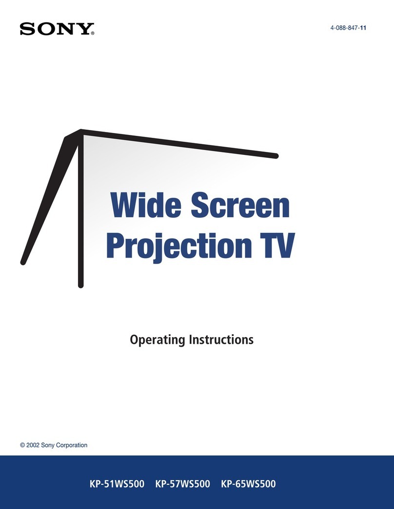 Sony Hi-Scan KP-65WS500 User manual