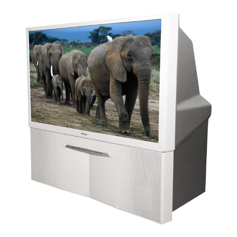Sony KP-46WT520 - Wide Screen Projection Tv operating instructions