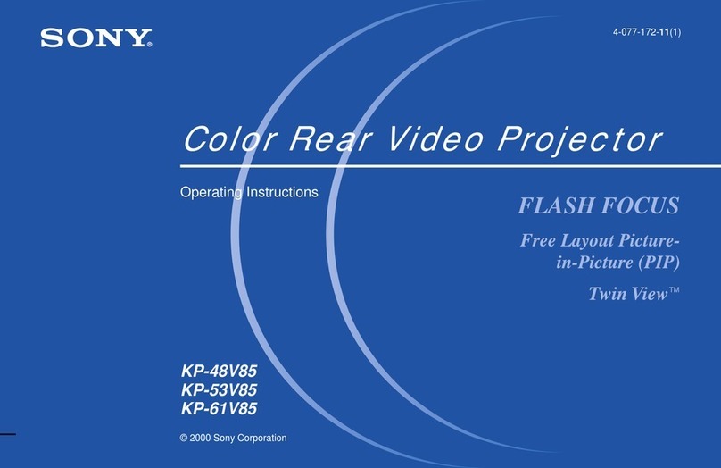 Sony KP 48V85 User manual