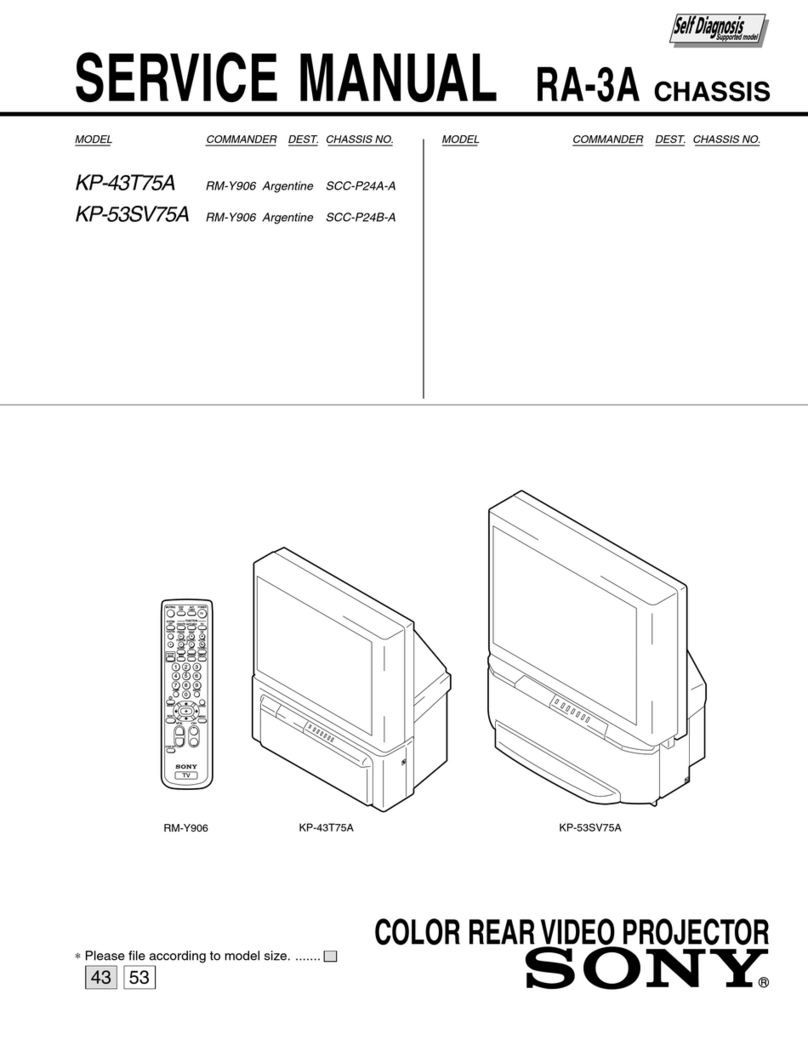 Sony KP-43T75A User manual