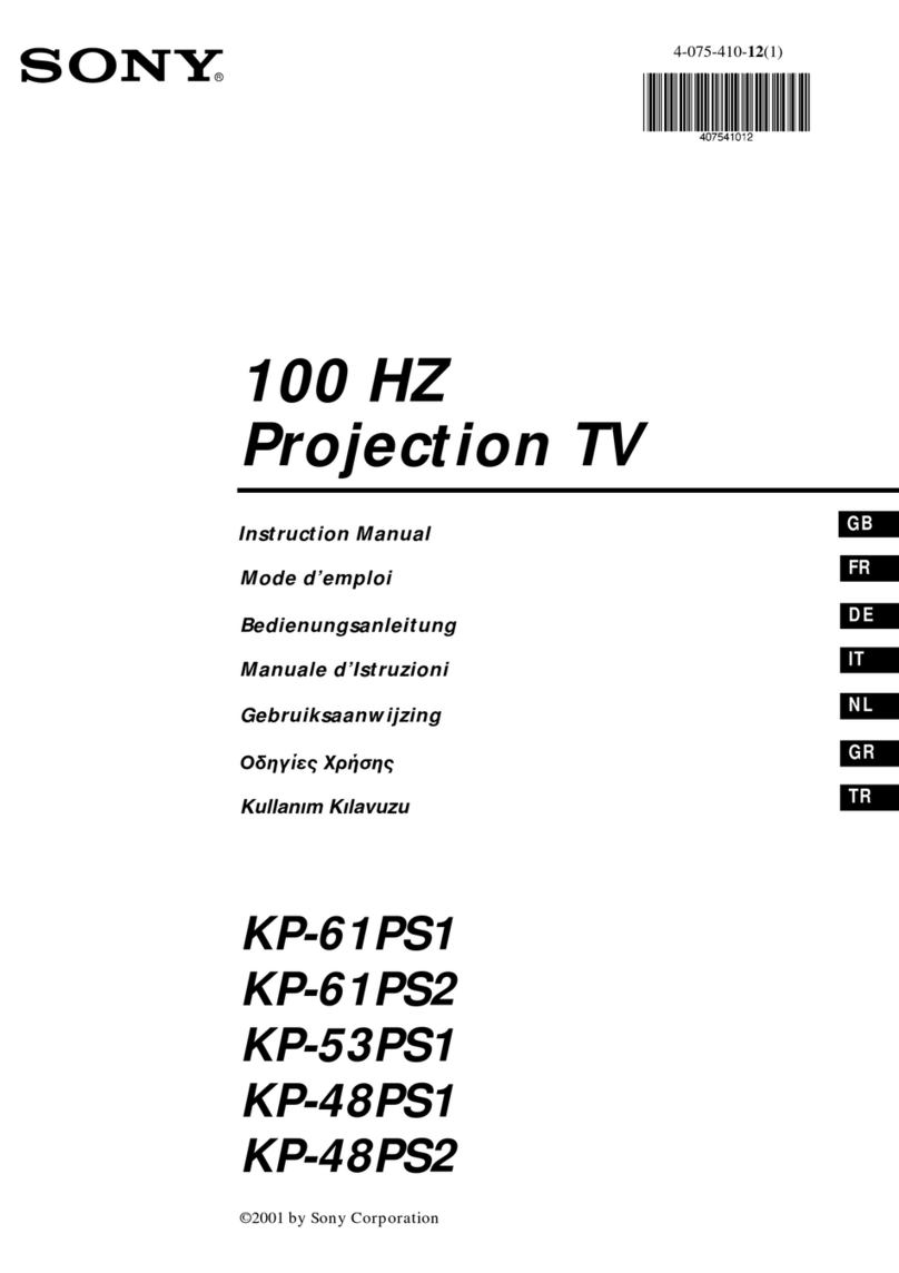 Sony KP-48PS1 User manual
