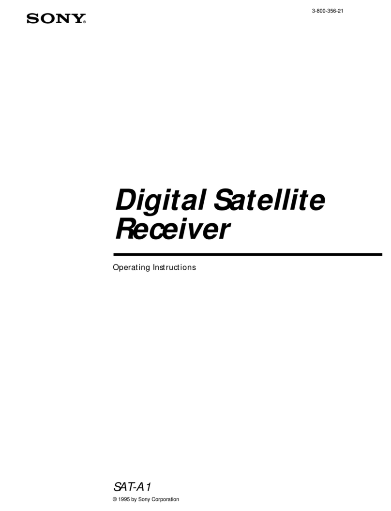 Sony SAT-A1 - Digital Satellite System User manual