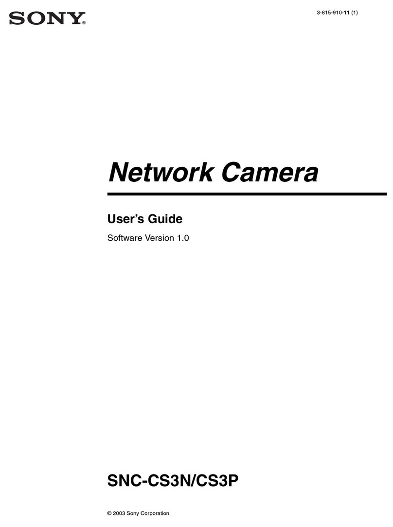 Sony SNC-CS3N User manual