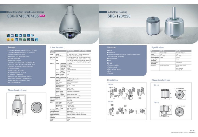 Samsung SCC-C7435 User manual