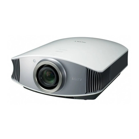 Sony VPLVW40 - SXRD Projector - HD 1080p User manual