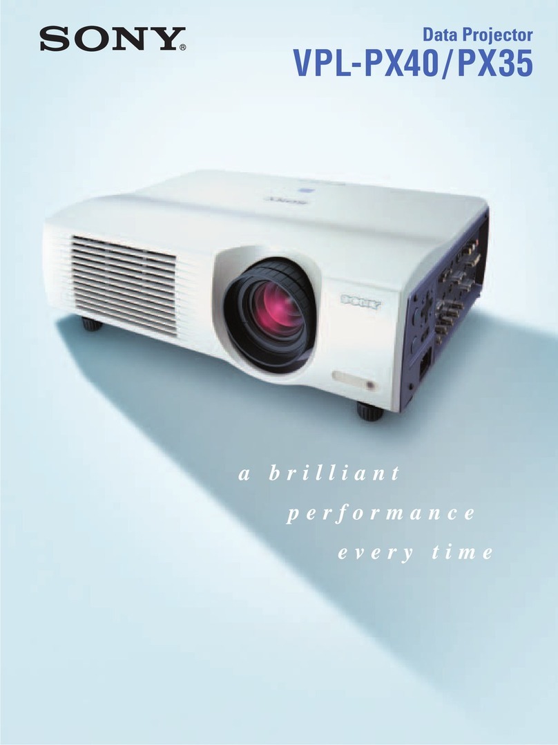 Sony Superbright VPL-PX35 User manual