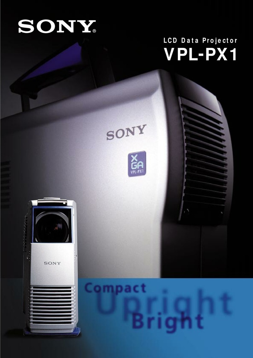 Sony VPL-PX1 User manual