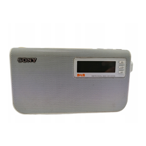 Sony XDR-S55DAB User manual