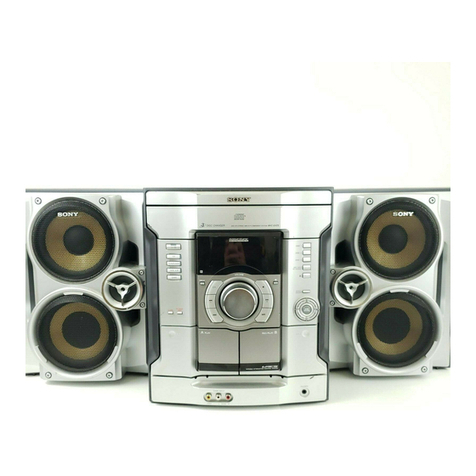 Sony MHC-GX25 - Stereo Mini System User manual