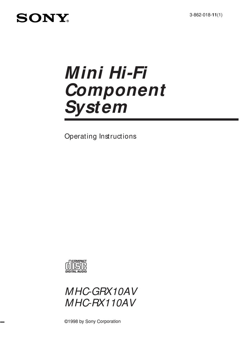 Sony MHC-GRX10AV User manual