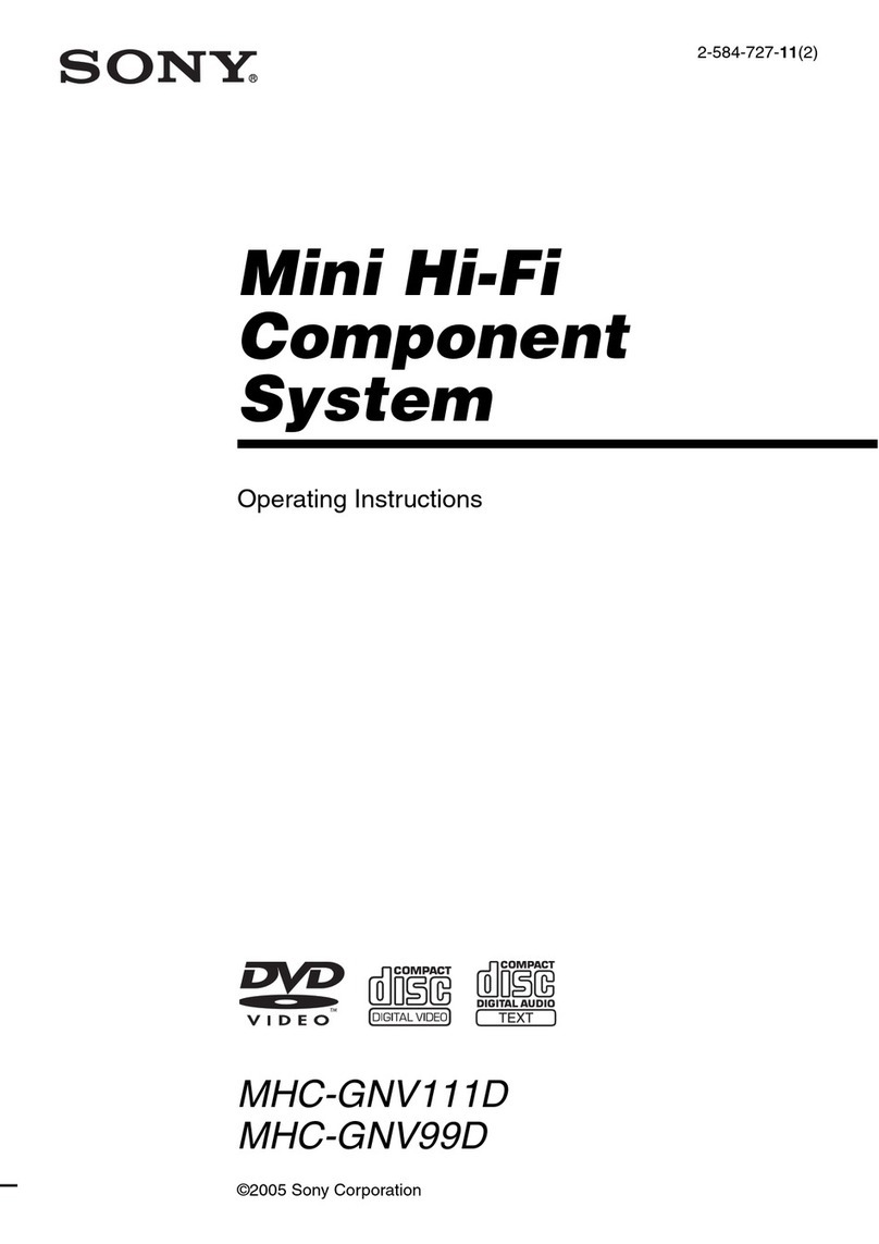 Sony MHC-GNV111D User manual