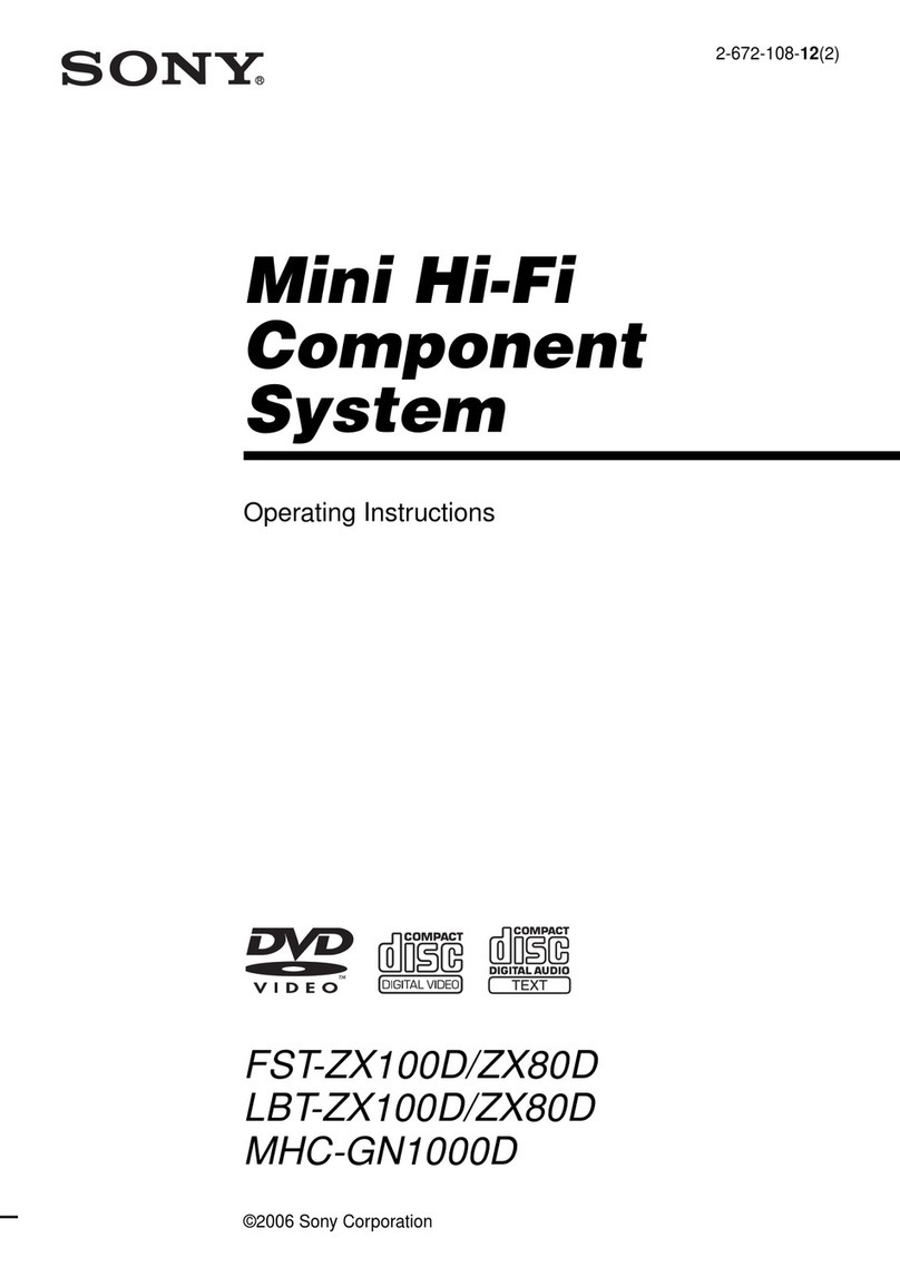 Sony MHC-GN1000D operating instructions