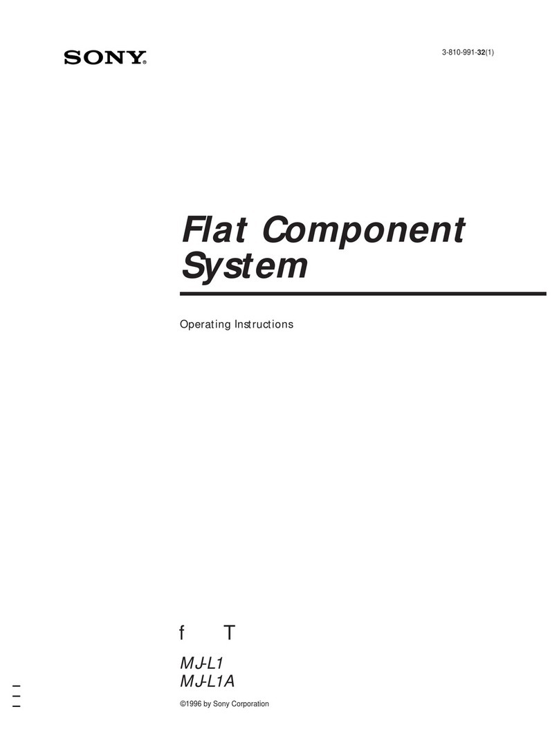 Sony MJ-L1 MJ-L1A User manual