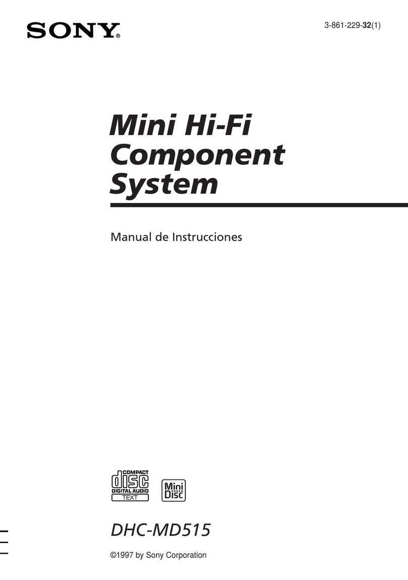 Sony DHC-MD515 - Mini Hi Fi Component System Setup guide