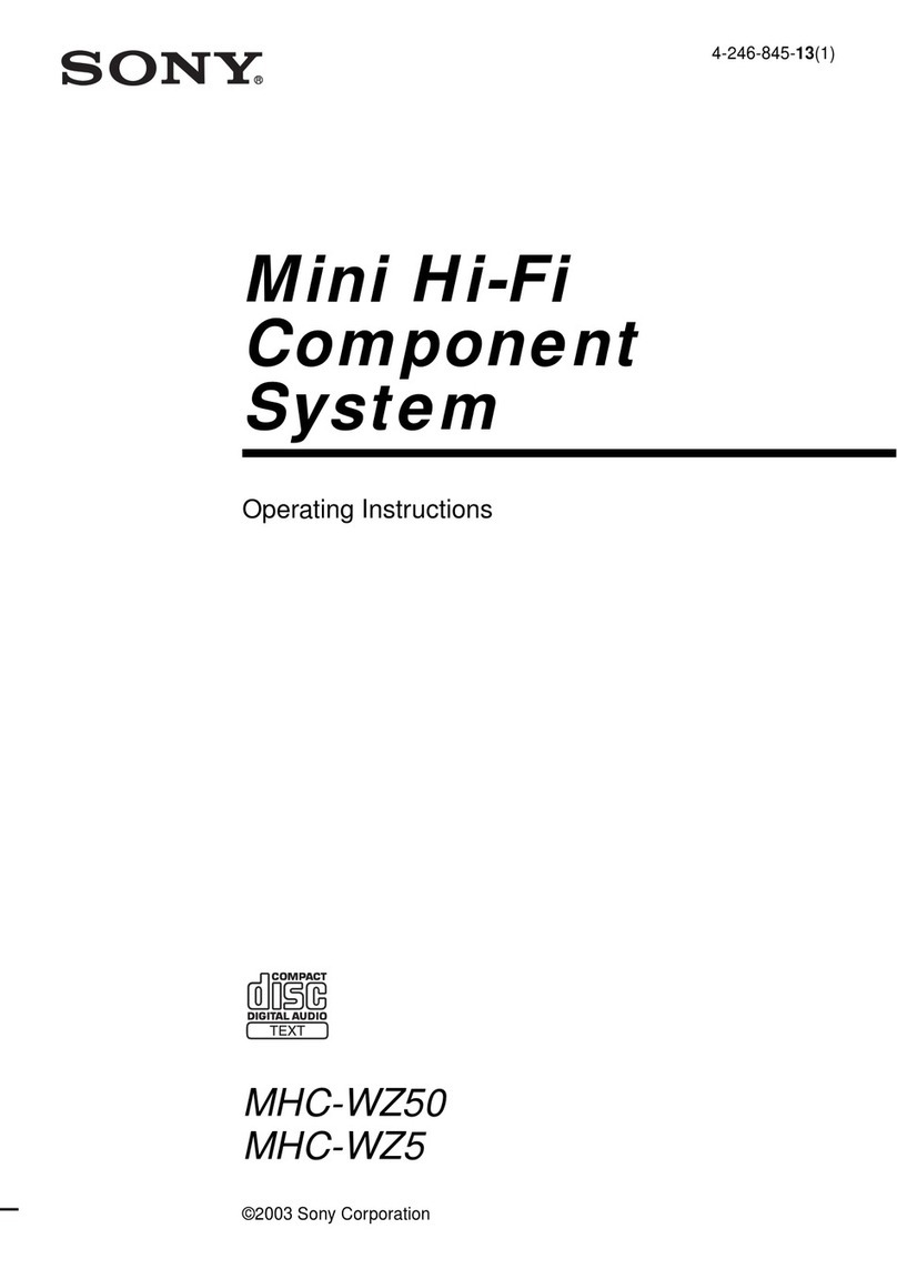 Sony MHC-WZ5 User manual