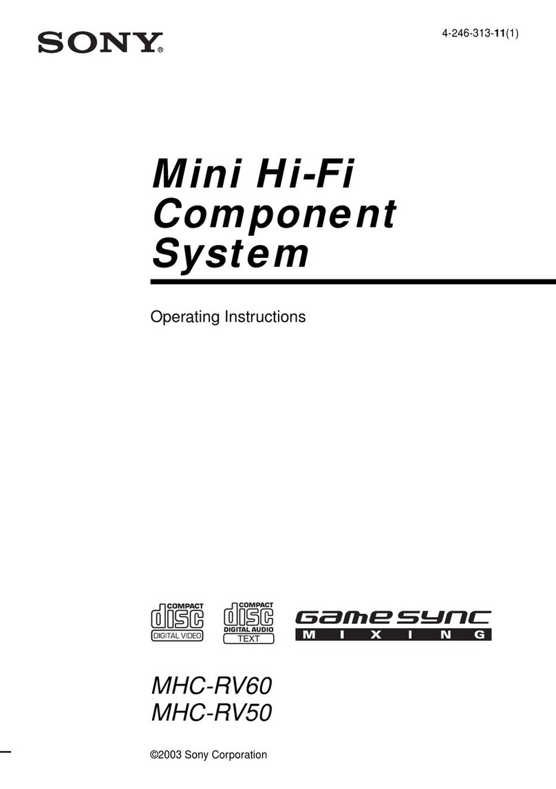 Sony MHC-RV60 User manual