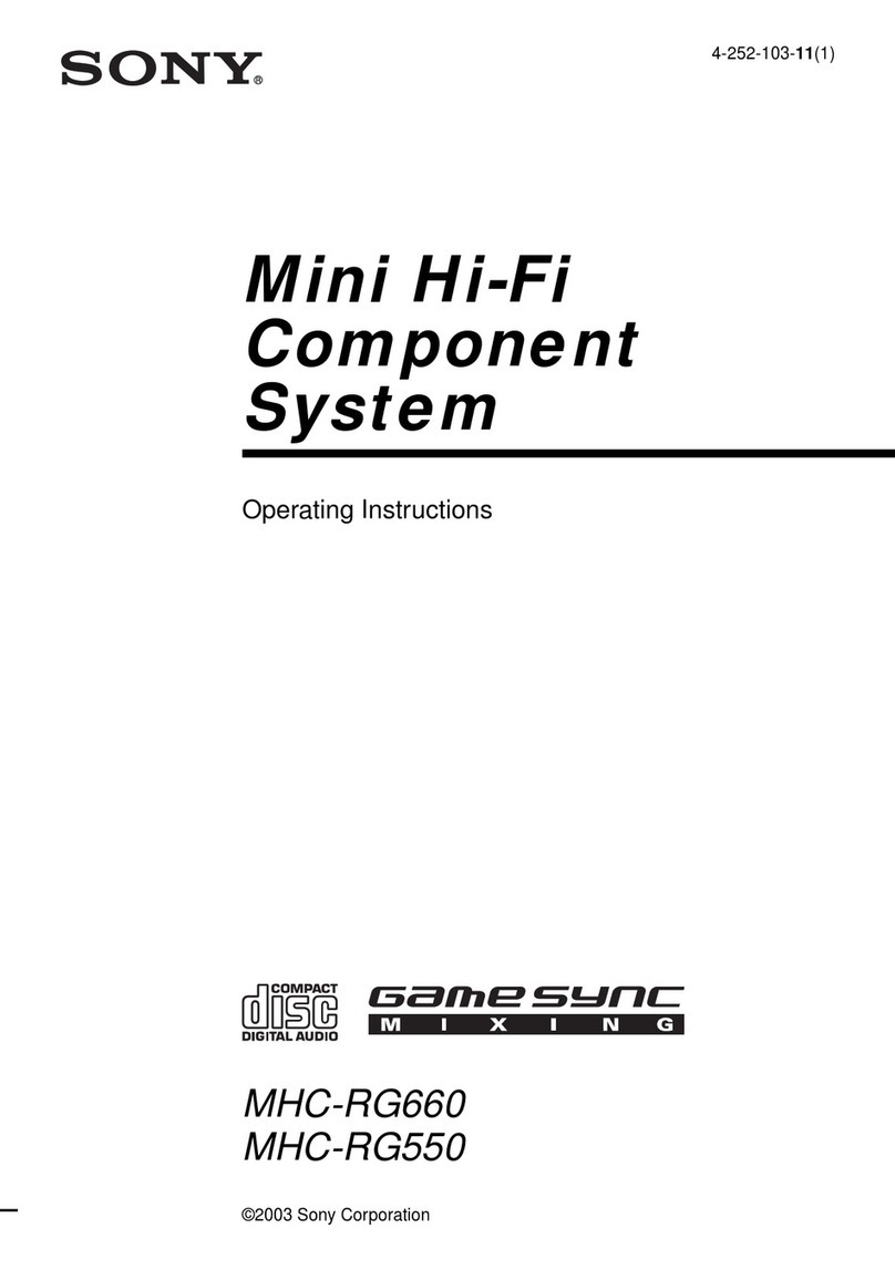 Sony MHC-RG550 User manual