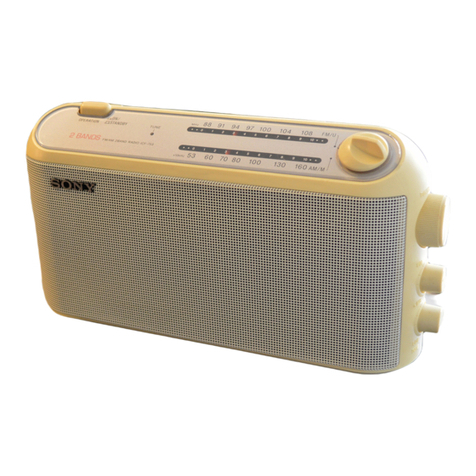Sony ICF-703 operating instructions
