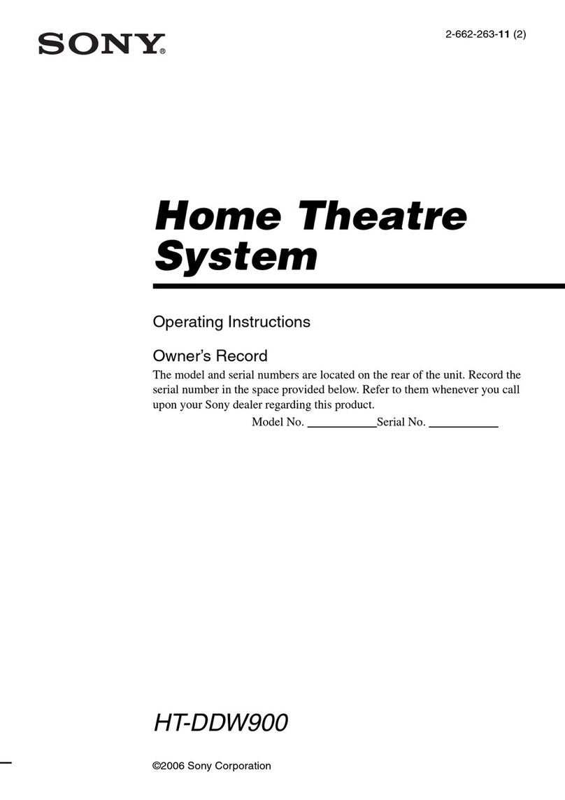 Sony HT-DDW900 User manual