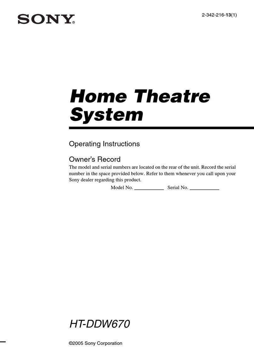 Sony HT-DDW670 operating instructions