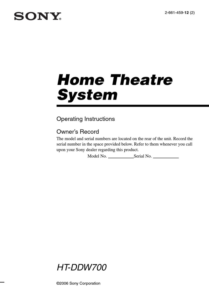 Sony HT-DDW700 User manual