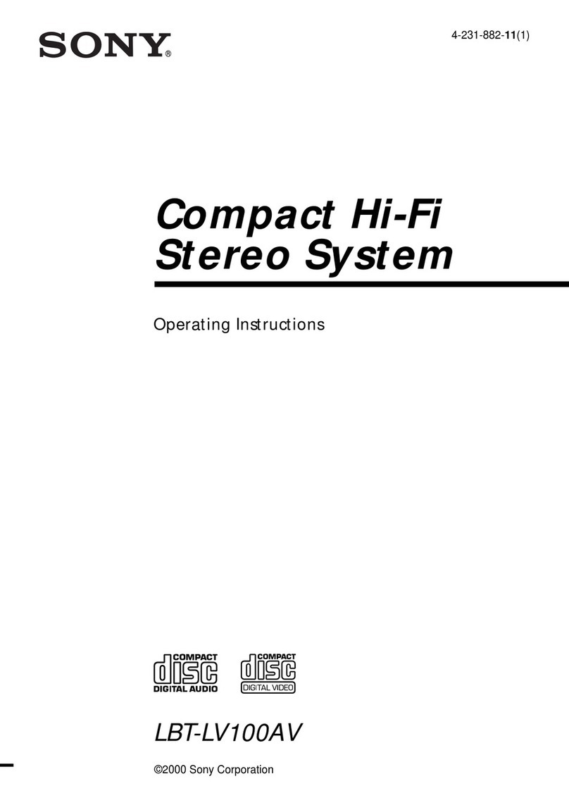 Sony LBT-LV100AV User manual