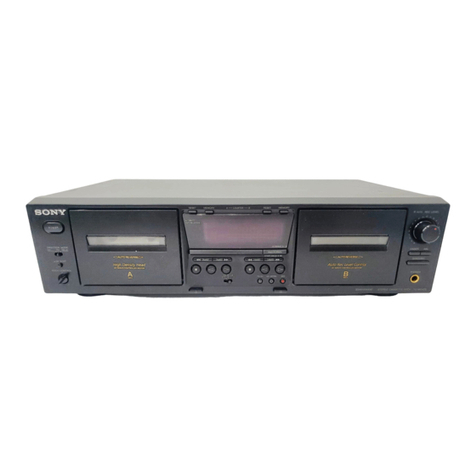 Sony TCW-E475 User manual