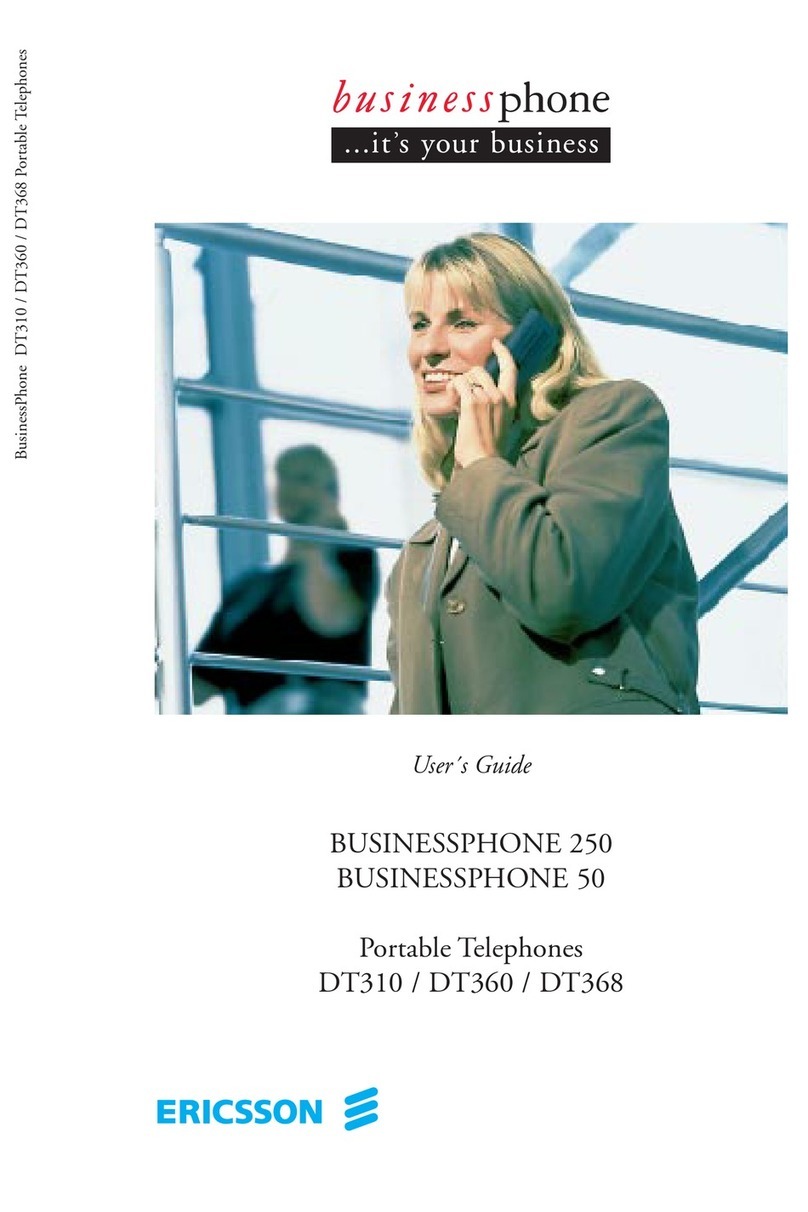 Ericsson DT360 User manual