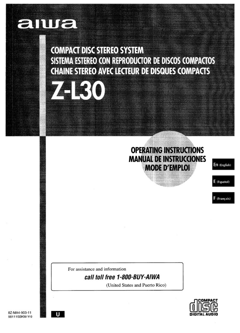 Aiwa Z-L30 operating instructions