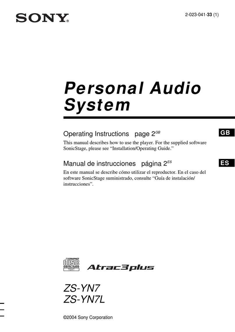 Sony ZS-YN7L User manual