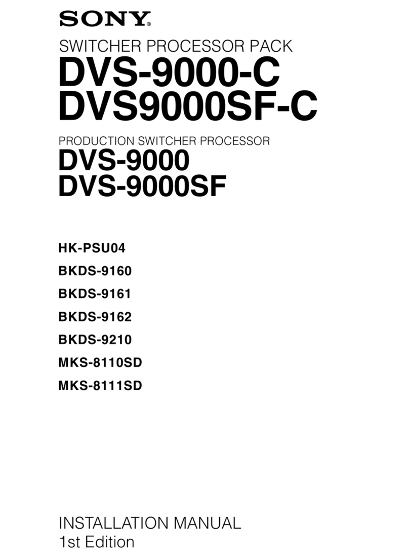 Sony DVS-9000-C User manual