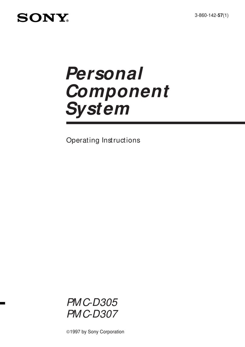 Sony PMC-D305 User manual