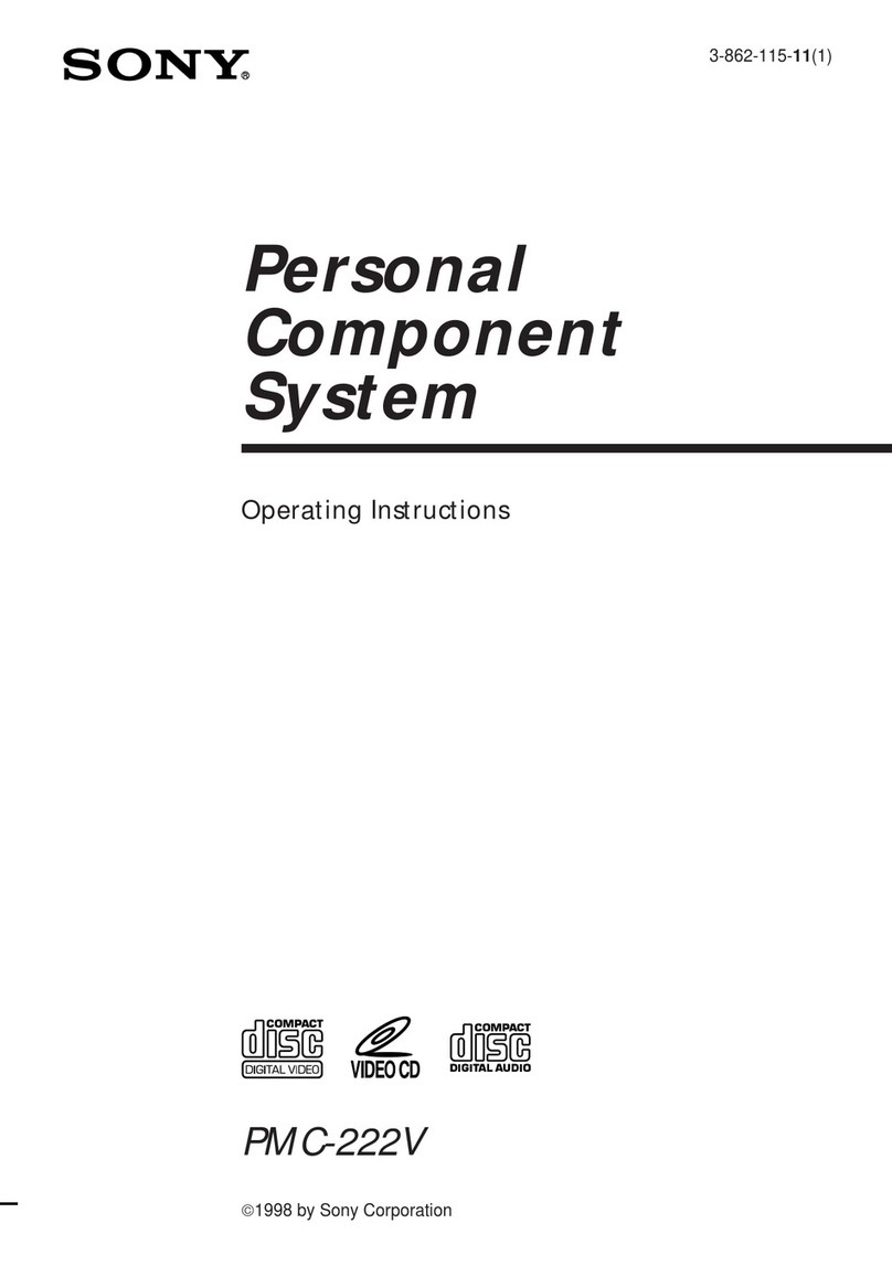 Sony PMC-222V User manual