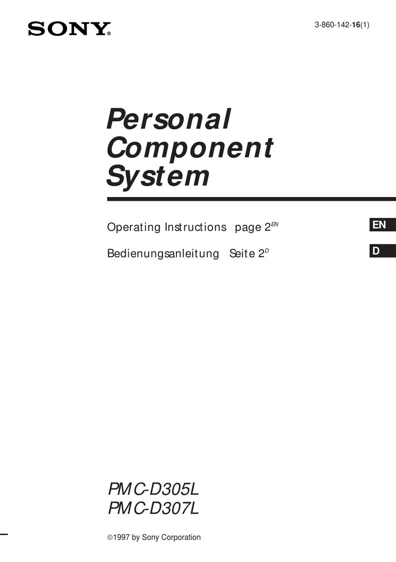 Sony PMC-D305L User manual