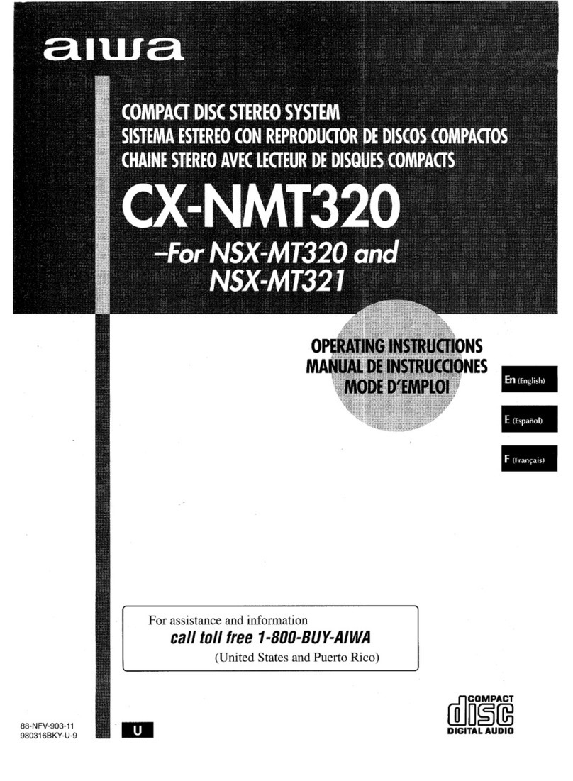 Aiwa NSX-MT320 User manual