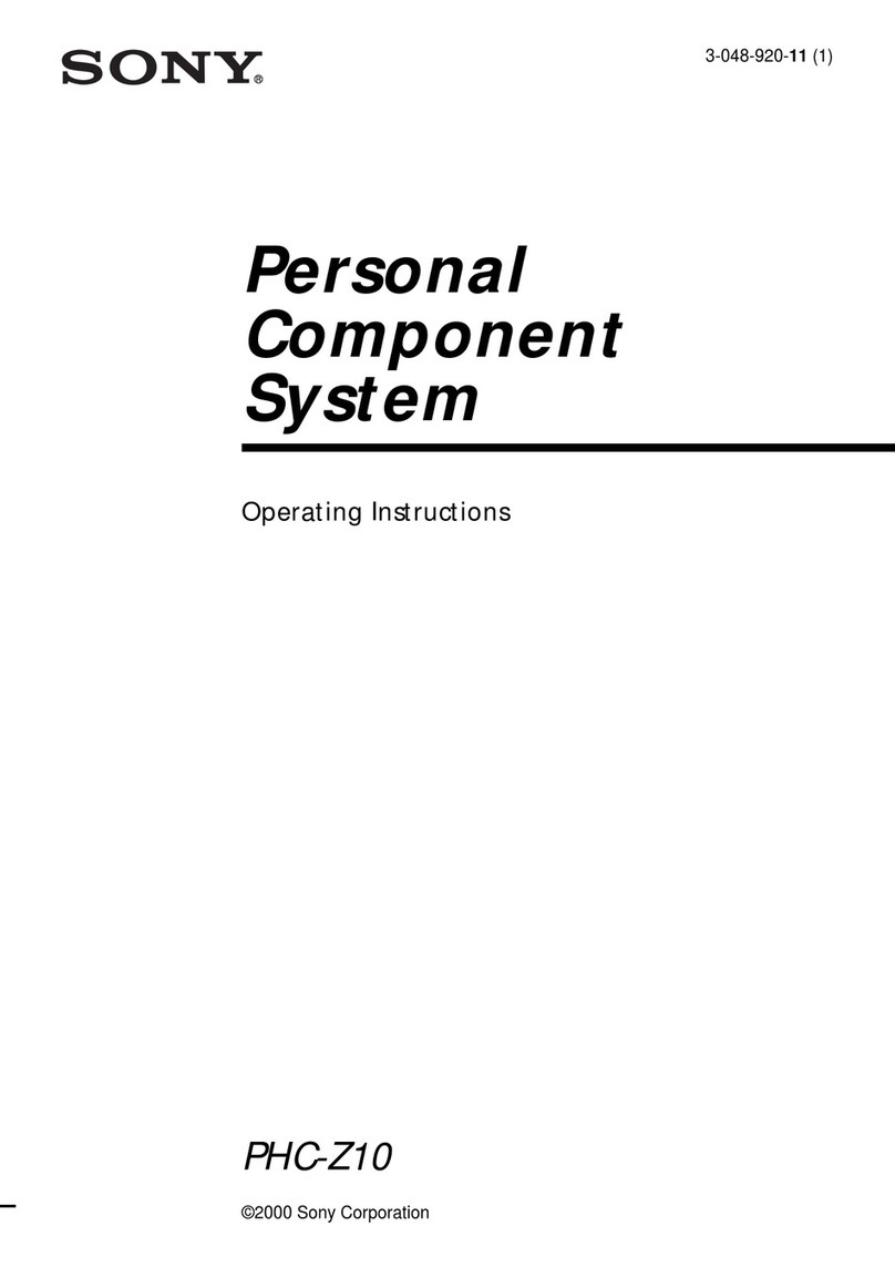 Sony PHC-Z10 Primary User manual Sony PHC-Z10 Primary User manual